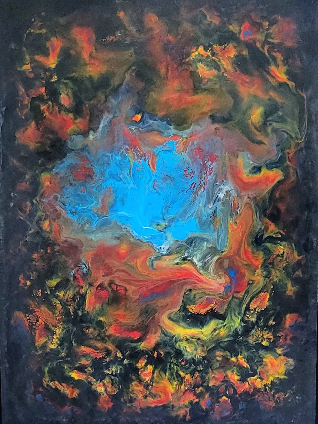 The Promise — encaustic painting by Art Levy