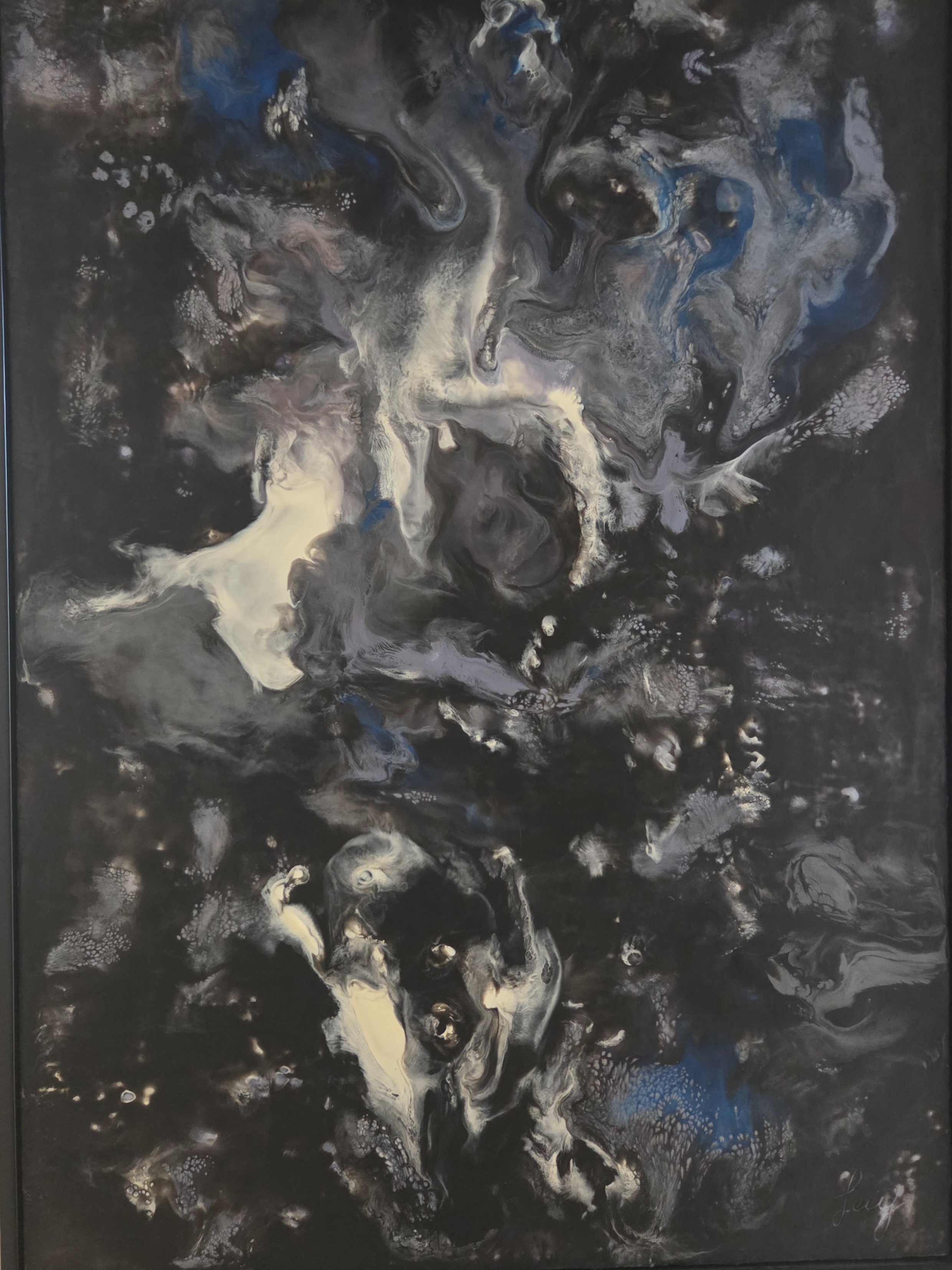 Monsoon — encaustic painting by Art Levy