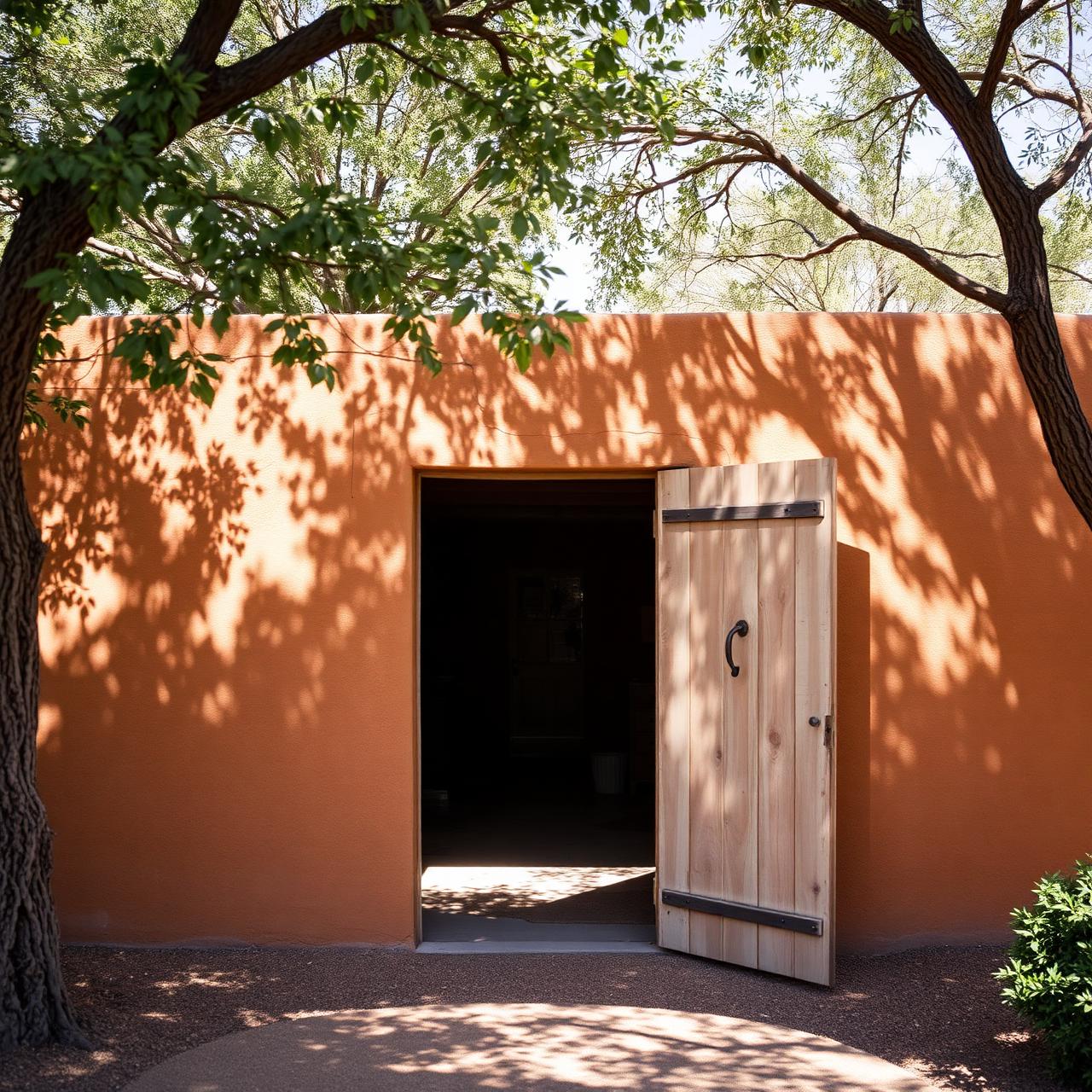 Cattle Track studio doorway