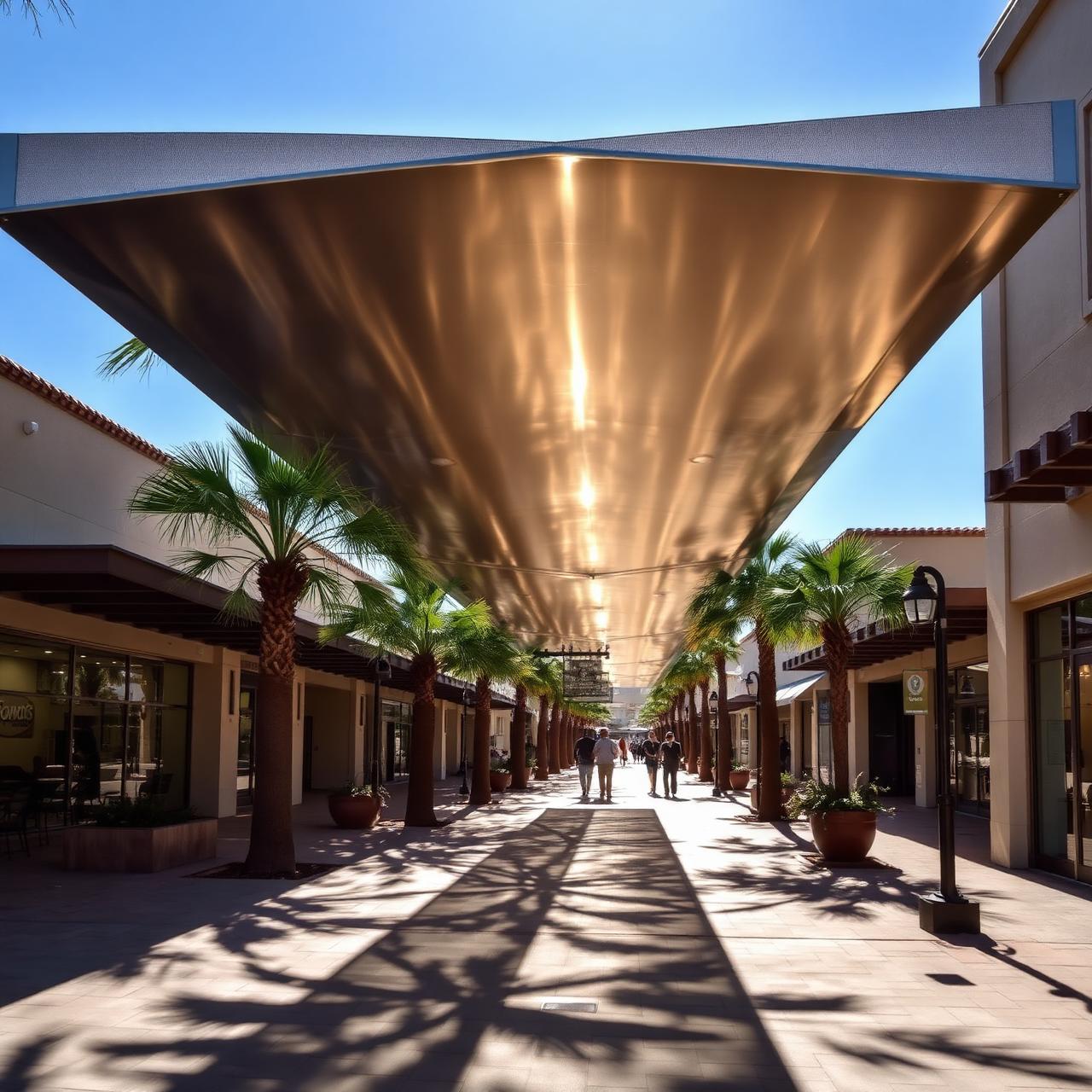 Stainless canopy installation